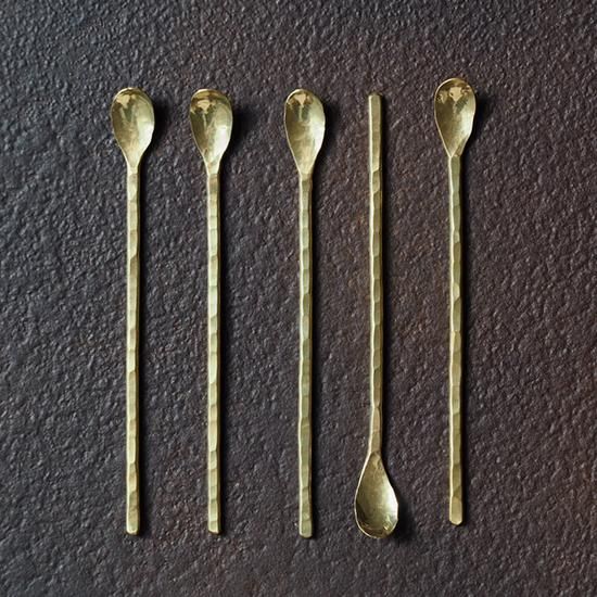 真鍮ソーダスプーン(ロングスプーン) 【十二ヵ月オリジナル】 | 十二