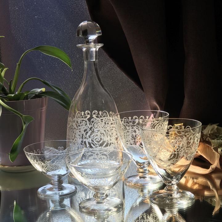 アンティーク オールドバカラ ヴェルサイユ シャンパンクープ