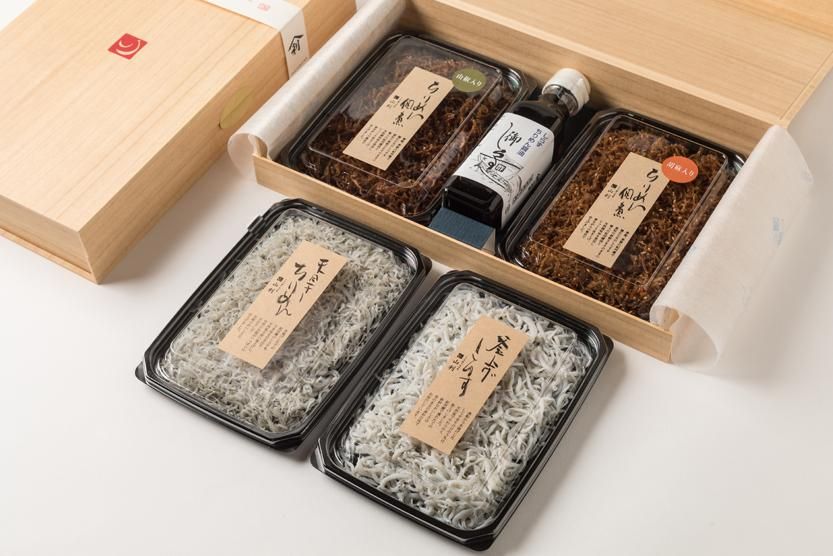 冬しらす しらすづくし4パック詰合せ - しらす創り七代目 山利