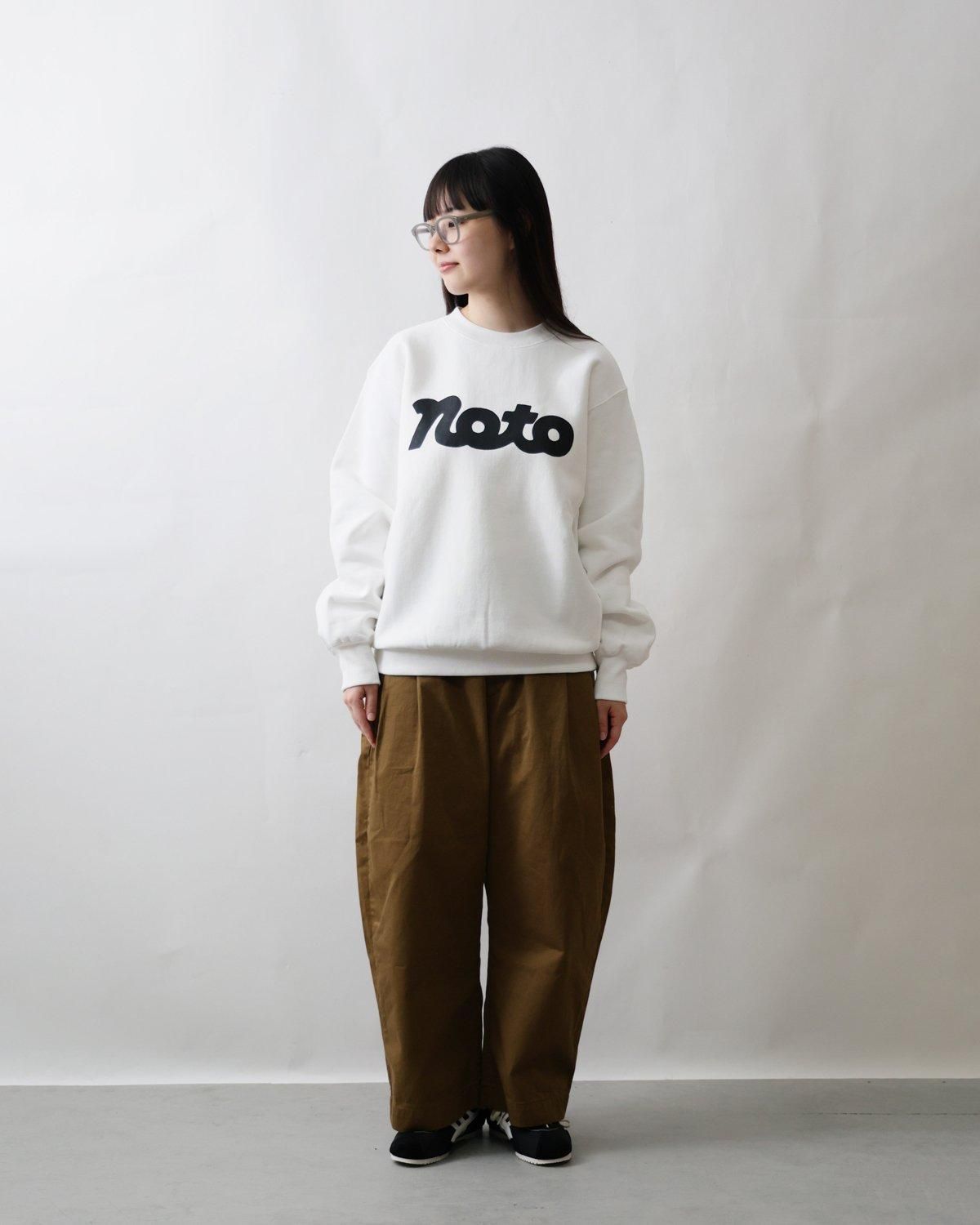 6JUMBOPINS notoトレーナー (ホワイト×ブラック)【受注製作品・3