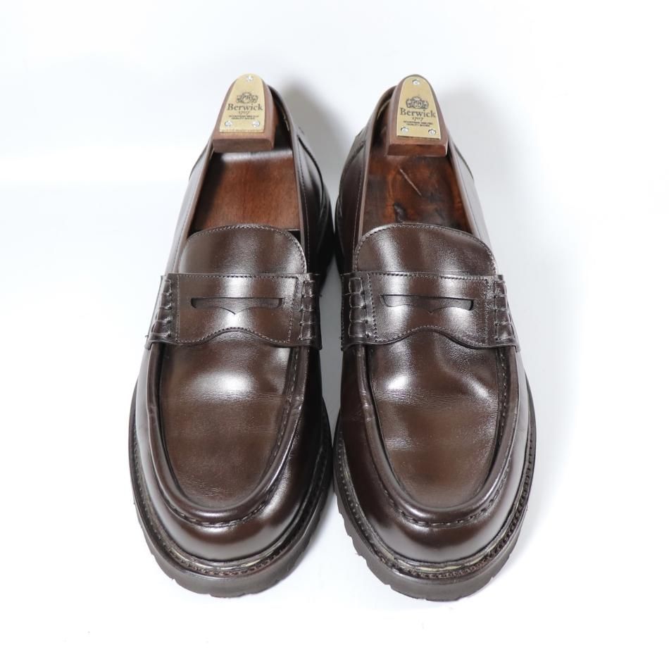 極美品” Berwick（バーウィック）コインローファー UK8.5 HO217ラスト