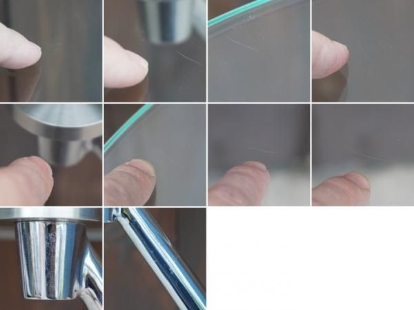 IDC OTSUKA(大塚家具)で取り扱いされていたガラス サイドテーブルです