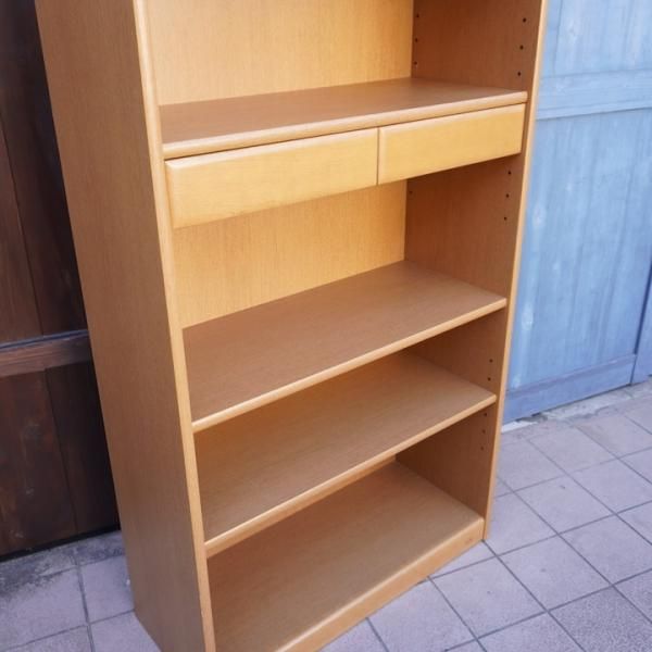 HAMAMOTO(浜本工芸) No.3600 ナラ材 書棚です。純国産のしっかりとした