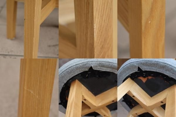 unico(ウニコ)の CLARUS-mini(クラルスミニ) アッシュ材 スツールです