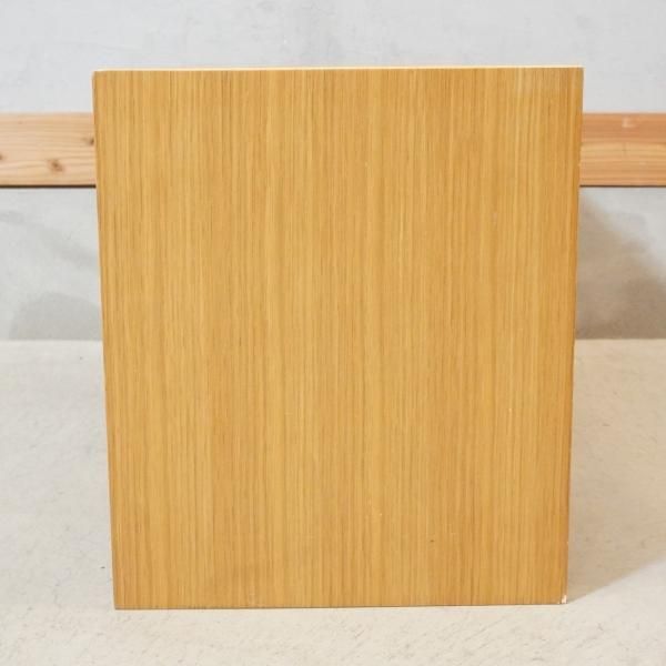オーク材を使用した無印良品(MUJI)のコの字の家具・積層合板・幅70cm