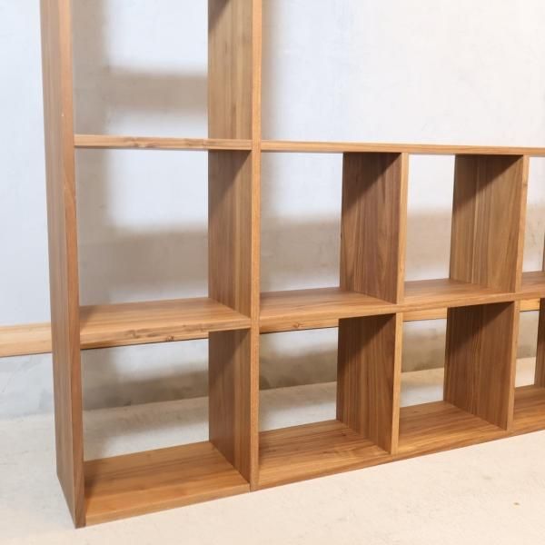 人気の無印良品(MUJI)のウォールナット材 スタッキングシェルフ