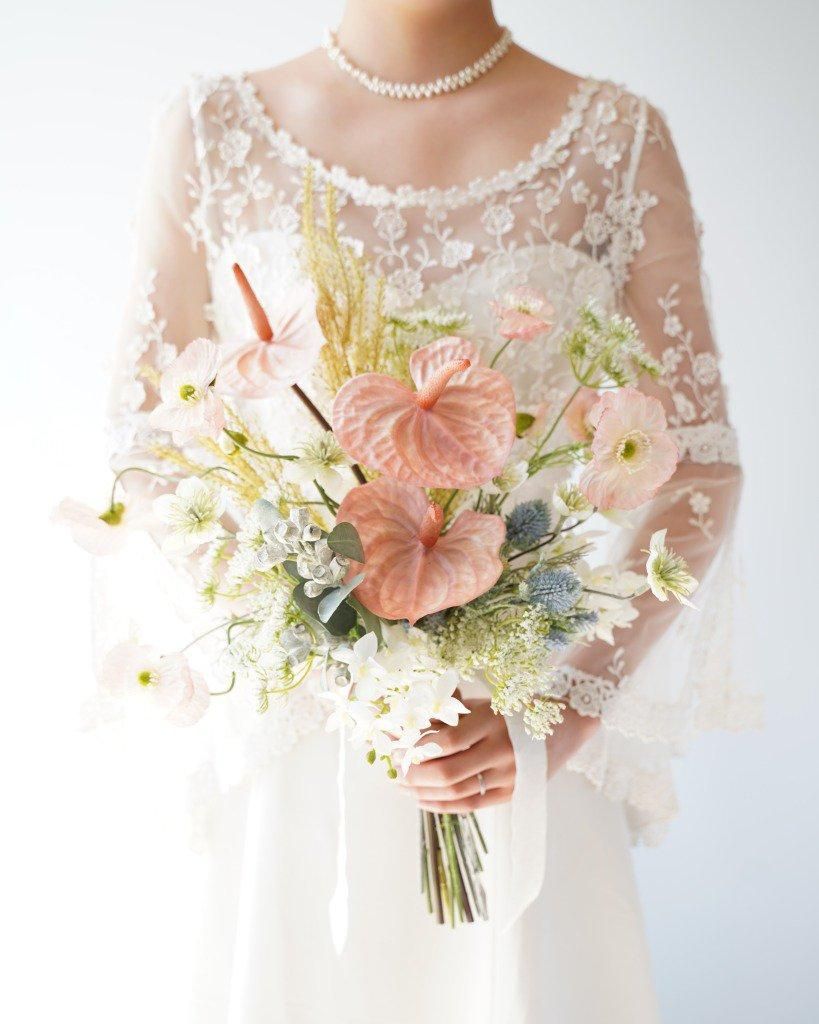 アーティフィシャルフラワーブーケ(アンスリウム) - kokageya