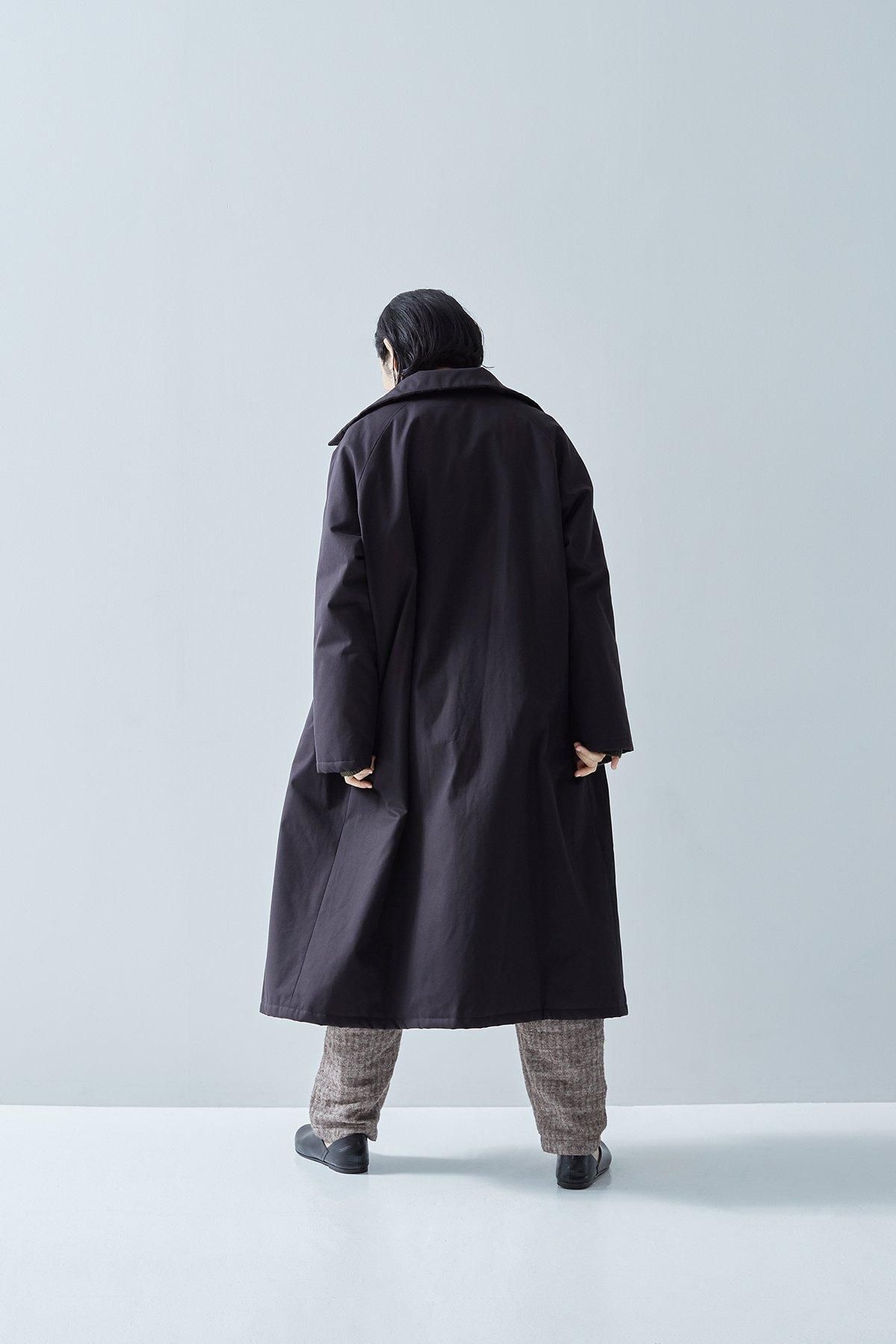 cotton batting coat / black - atelier naruse｜Online store｜the an