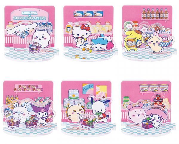 全部揃ってます!!】ちいかわ×サンリオキャラクターズ レイヤーアクリル