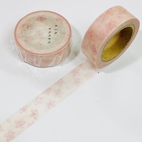 ヨハク マスキングテープ サクラサクY-060