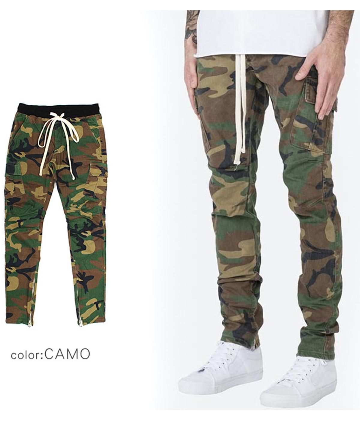 mnml ZIP CARGO DRAWCORD PANTS / mulch