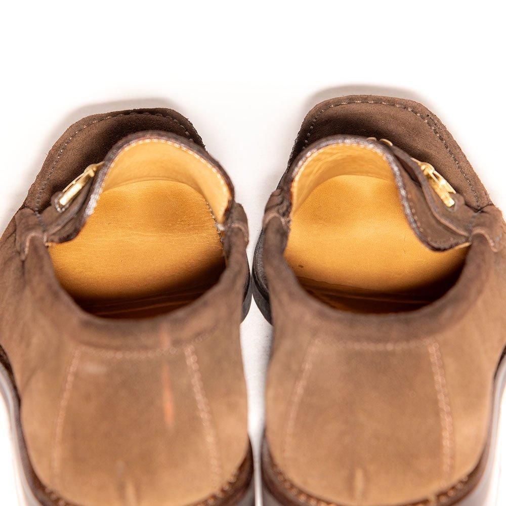 グッチ ビットローファー ダークブラウン スエード サイズ40E - 中古