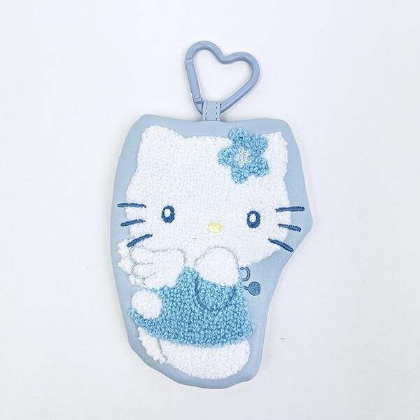 サンリオ ハローキティ サガラ刺繍 ダイカットポーチ キラキラ
