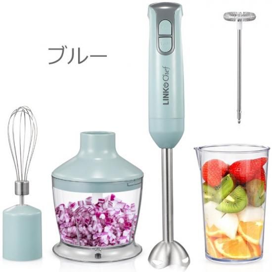ハンドブレンダー 離乳食 LINKchef | ミキサー 1台7役 - 心ときめく