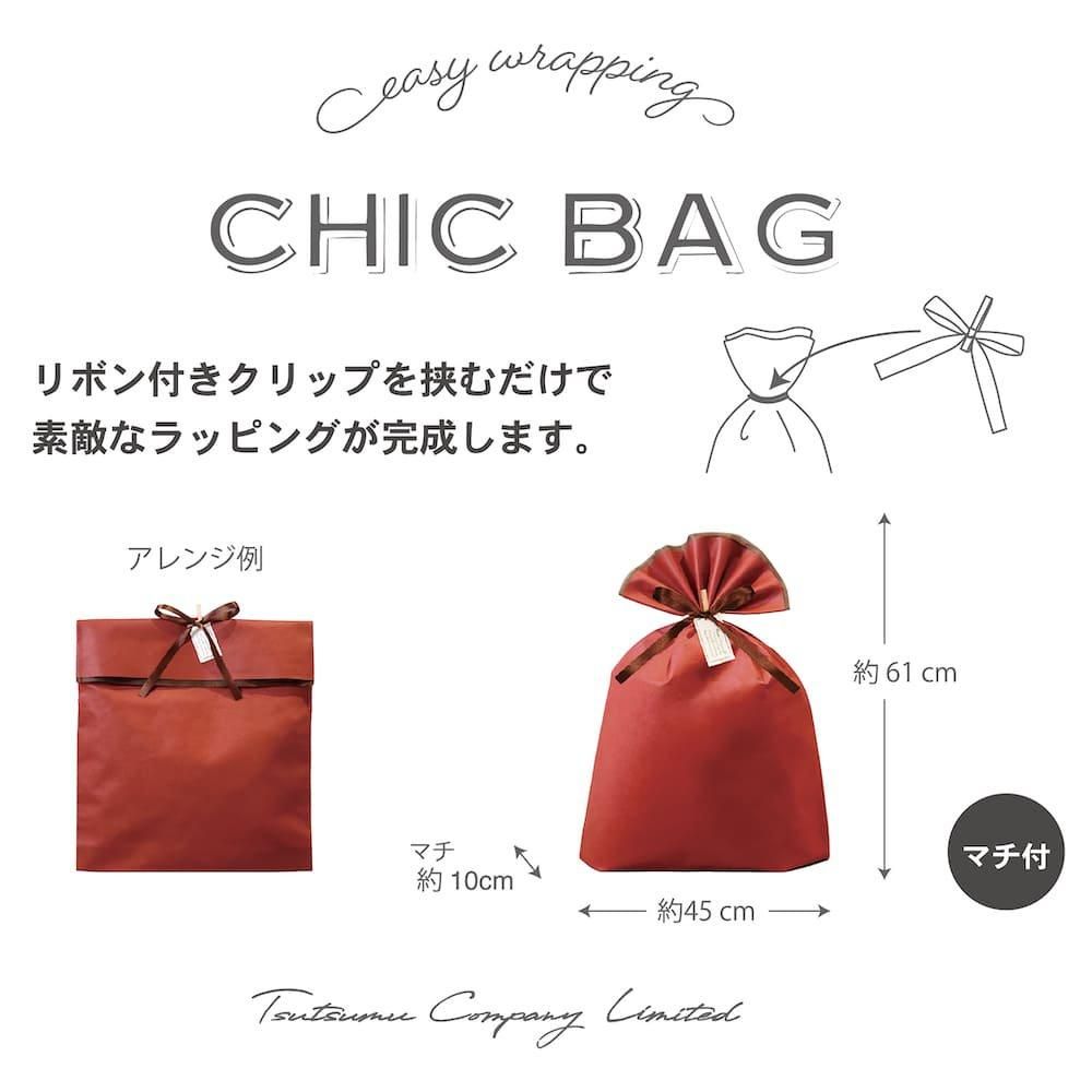 巾着バッグ | シックバッグワインレッド - 包む オンラインショップ