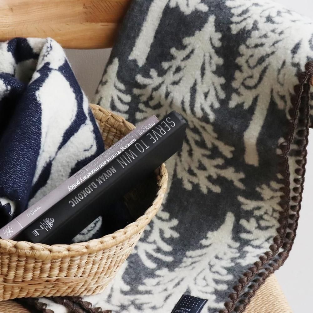 ミナ ペルホネン ウールブランケット/metsa/72.5×105cm｜三島家具