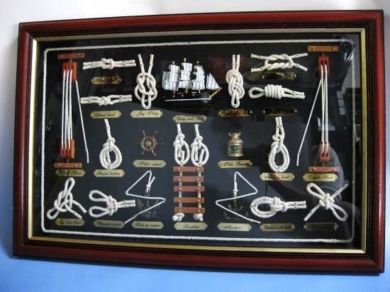 ロープノット額 クラッシック 壁掛け 贈り物 記念品 お祝い品