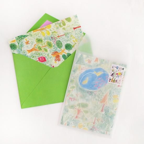 便せん「森の手紙」 - Papermessaage