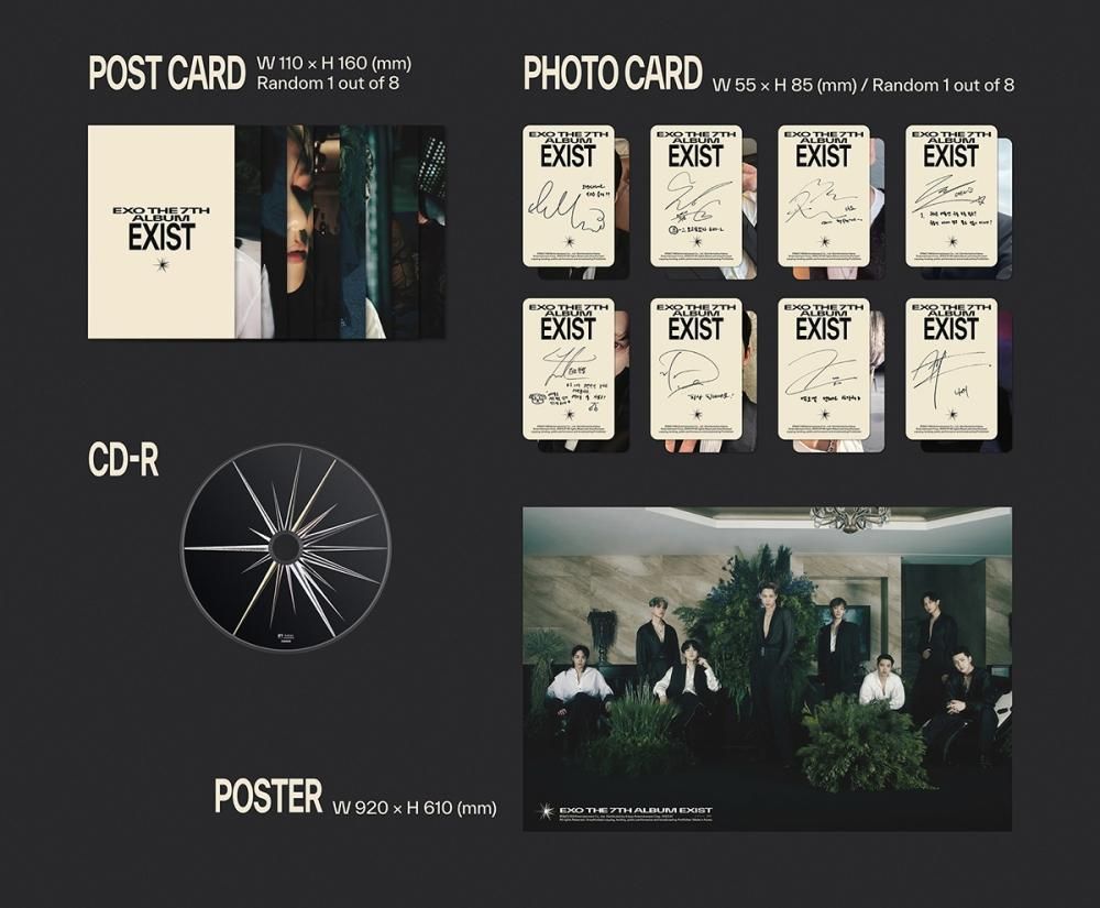 EXO エクソ EXIST / 7TH FULL ALBUM (Photo Book Ver.)