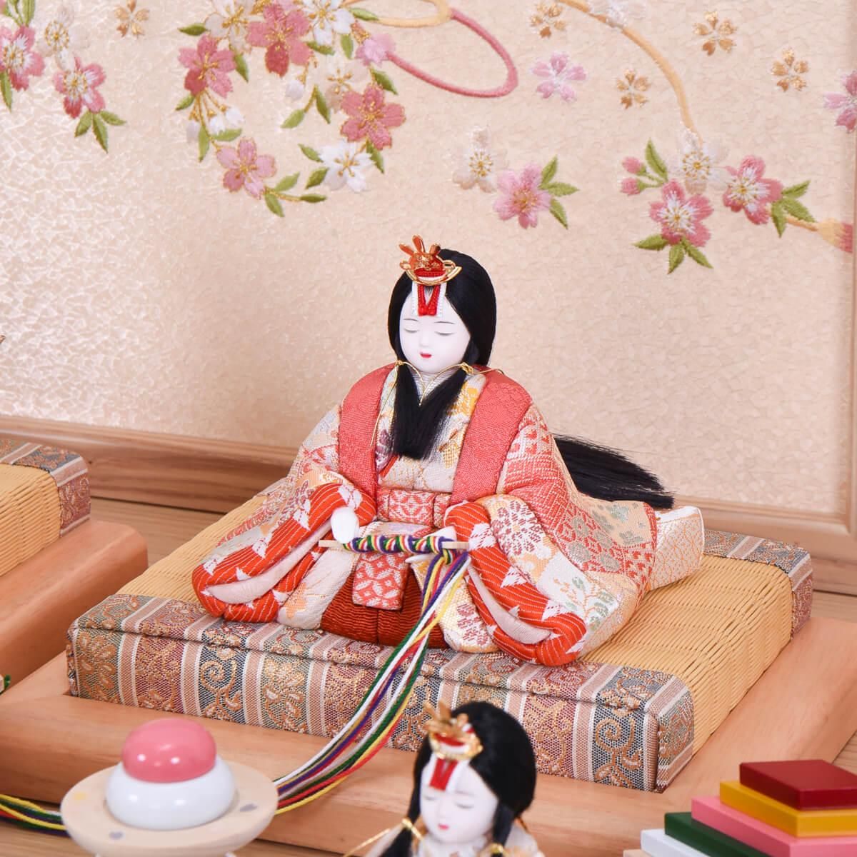 ミ*ん様 木目ひな人形 木村秀櫻 木目込人形 ミ*ん様 木目ひな人形 木村