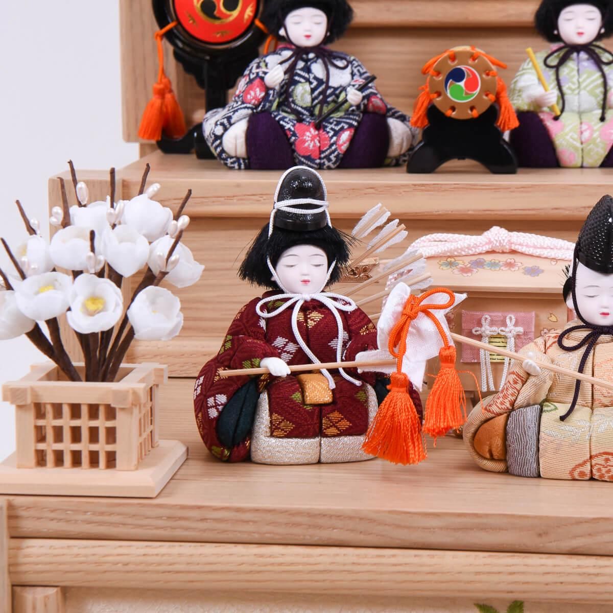 木目込人形 十五人飾り | 平安雛 - 雛人形・五月人形・羽子板・破魔弓