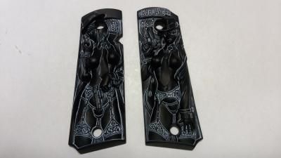 モデルワークスグレネード ぐり子さん ガバメント やわらかグリップ 黒