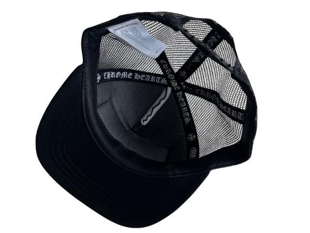 CHROME HEARTSクロムハーツNY限定CHトラッカー キャップ black/black