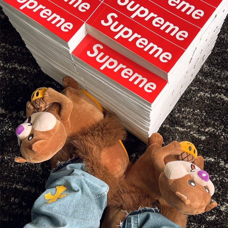 SUPREME (シュプリーム) / ROTARY HERO STICKER BRICKS STOOL (SIDE