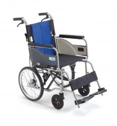 介助用車椅子BAL－2 背折れ式・介助ブレーキ付・ノーパンクタイヤ