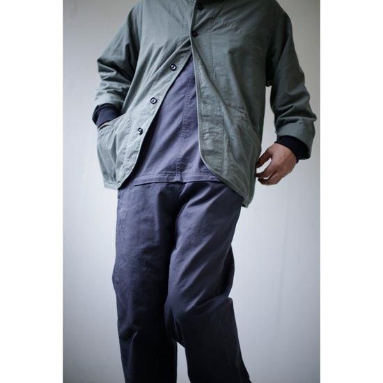 remilla レミーラ｜ボートジップスモック (ブルーグレイ)(不思議な横