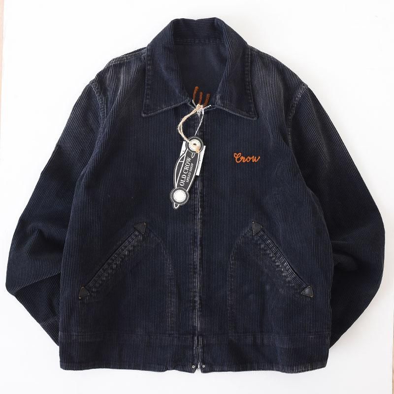 OLD CROW オールド クロウ スポーツ ジャケット ブラック RACING CLUB