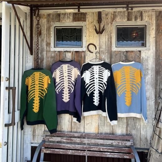 KAPITAL]裏毛 2TONE BIGスウェット（BONE pt） - TAKE FIVE | テイク