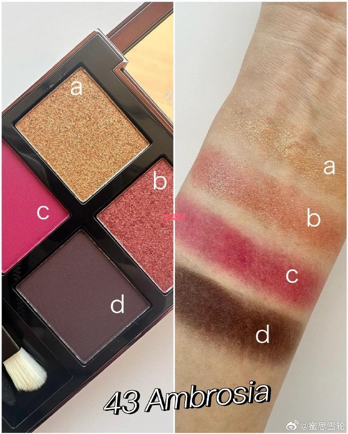 TOM FORD 汤姆福特四色眼影#44 Dark Opulence #43 Ambrosia,23秋季新品