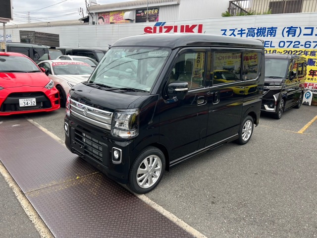 スズキ エブリイワゴン PZターボ 新型CVT車! の中古車詳細 (新車