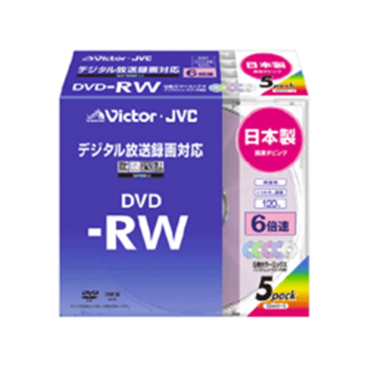 ビクター、CPRM対応録画用DVD-RWメディア3製品 - 価格.com