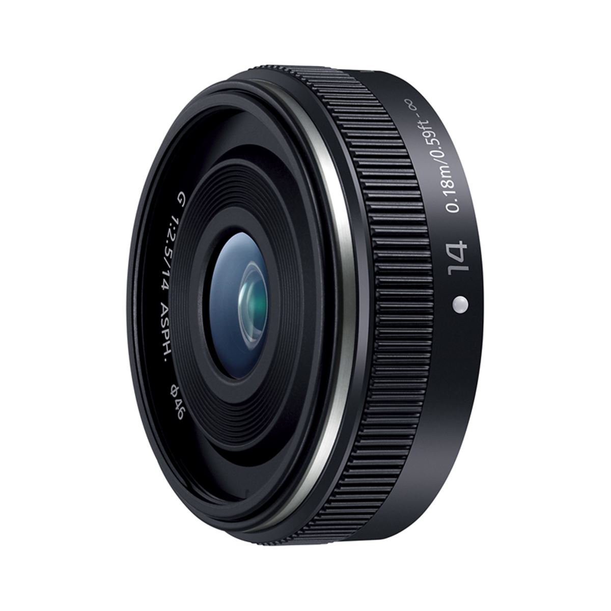 パナソニック、デザインを一新した小型パンケーキレンズ「H-H014A