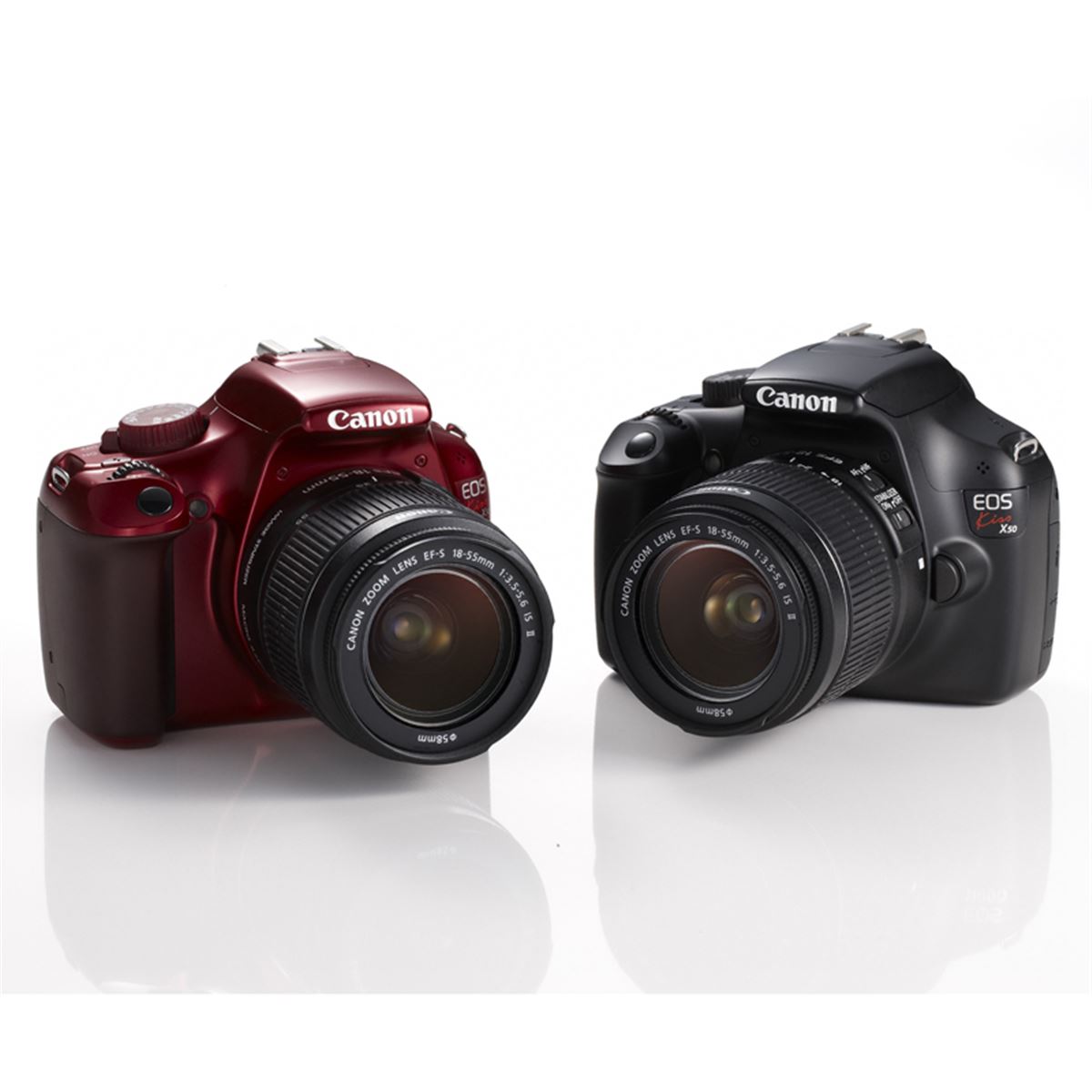 キヤノン、レッドカラーを選べる「EOS Kiss X50」 - 価格.com