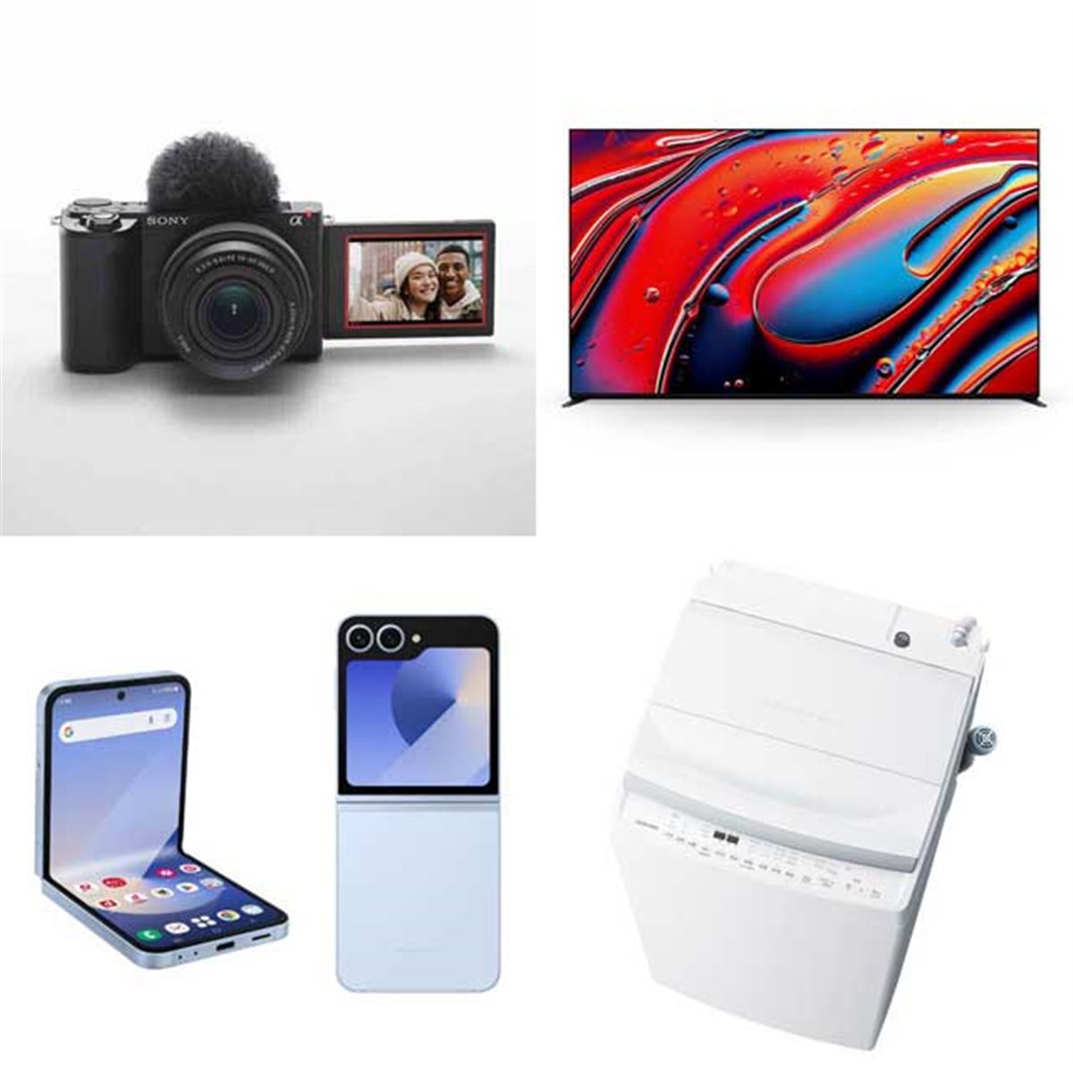 3分で読める新製品】ソニー新VLOGCAMや4Kブラビア2024年モデル、東芝