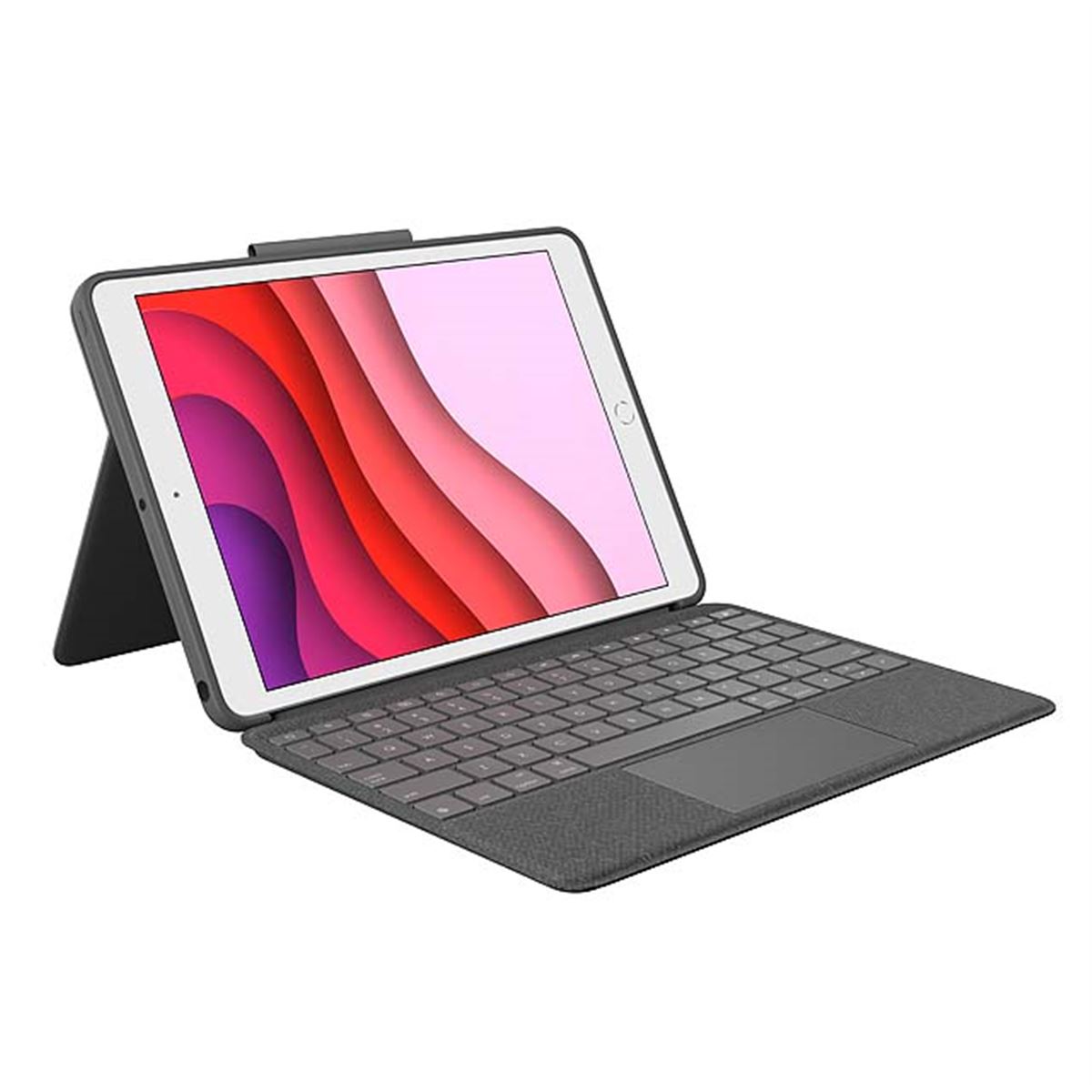 ロジクール、トラックパッド付きのiPad用キーボード一体型ケース