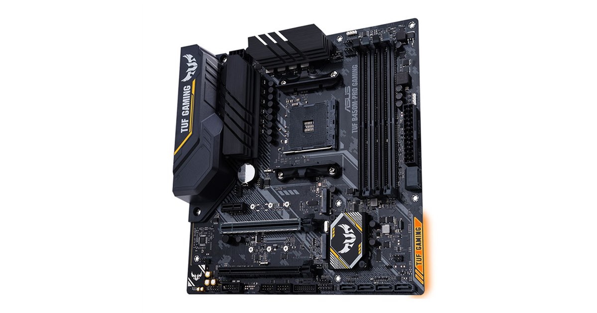 ASUS、耐久性にすぐれるMicro ATXマザーボード「TUF B450M-PRO GAMING