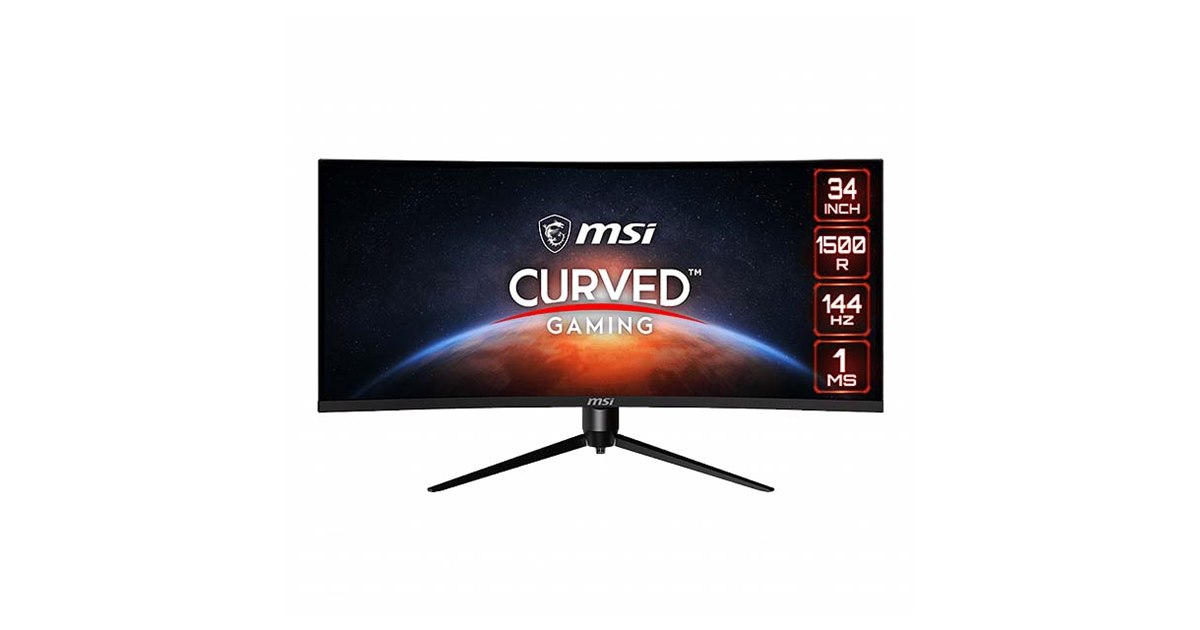 MSI、3440×1440表示対応の34型曲面ゲーミングディスプレイ「Optix
