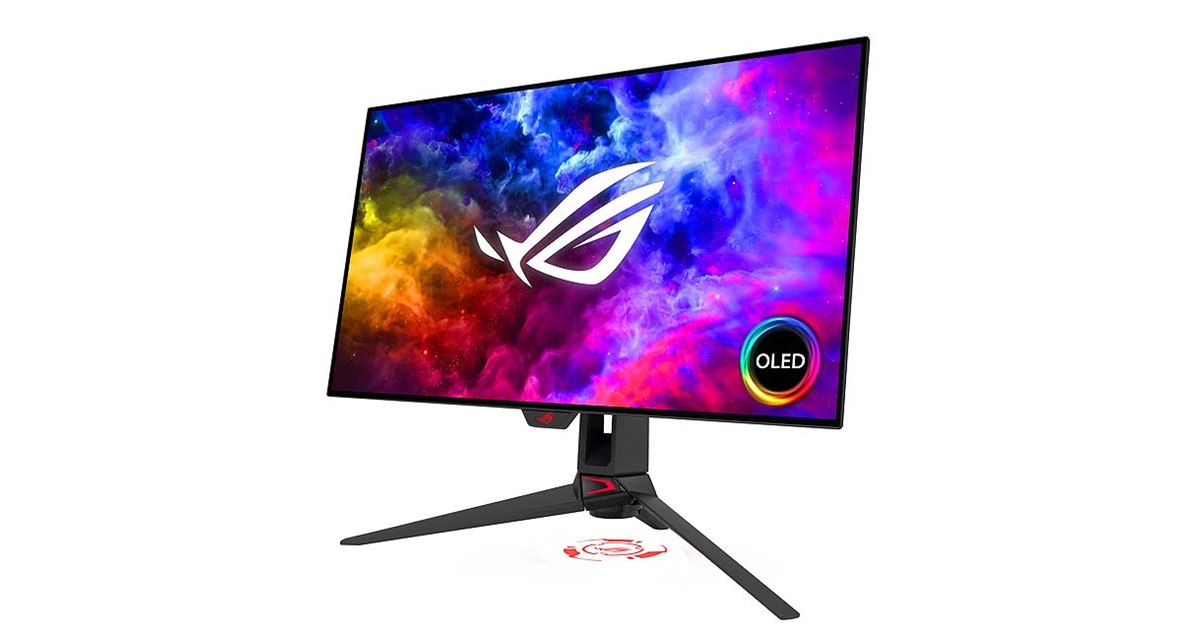 ASUS、240Hz対応の26.5型有機ELゲーミングモニターを本日4/28発売