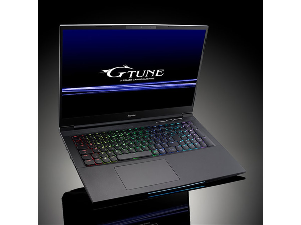 G-Tune、Core i7-9750HとGeForce RTX 2070を搭載した17.3型ゲーミング