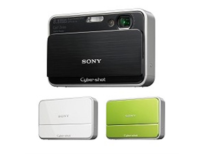 ソニー、4GBメモリ内蔵の小型デジカメ「DSC-T2」 - 価格.com