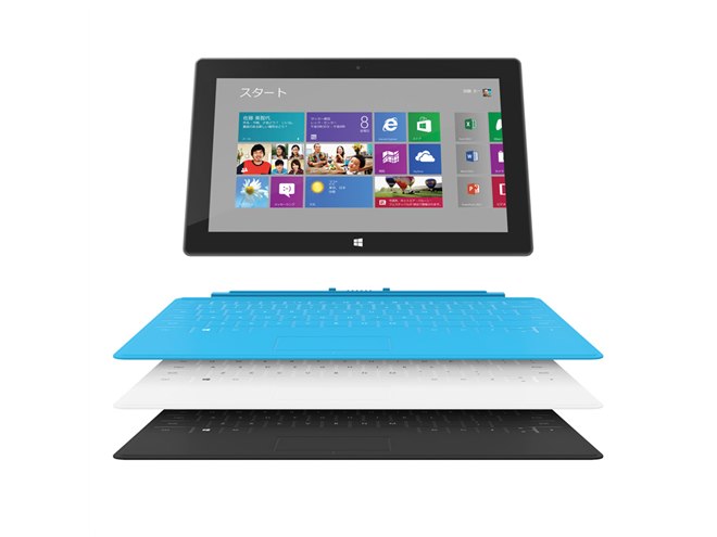 マイクロソフト、10.6型タブレット「Surface RT」を3/15発売 - 価格.com
