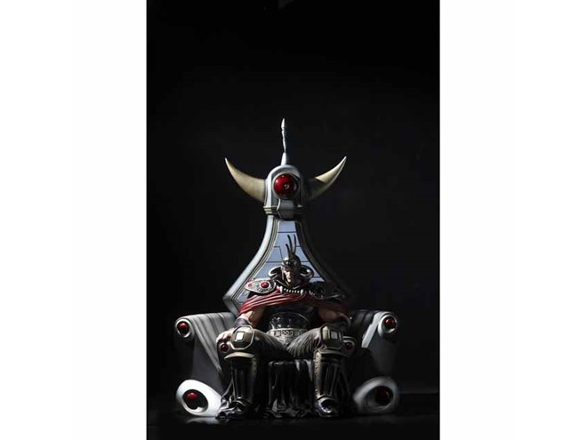 北斗の拳、リアルさを追求したフィギュア「ラオウ 玉座ver.」9月17日