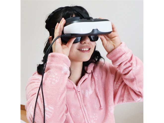 まるで120型スクリ―ン」ピント調整付きディスプレイゴーグル発売