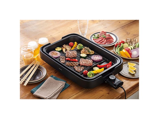 象印、深さ3.5cmの新「深型プレート」付きホットプレート「EA-KJ30