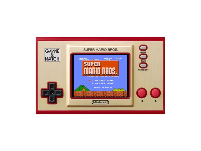 任天堂、2.36型カラー液晶搭載の「ゲーム＆ウオッチ スーパーマリオ