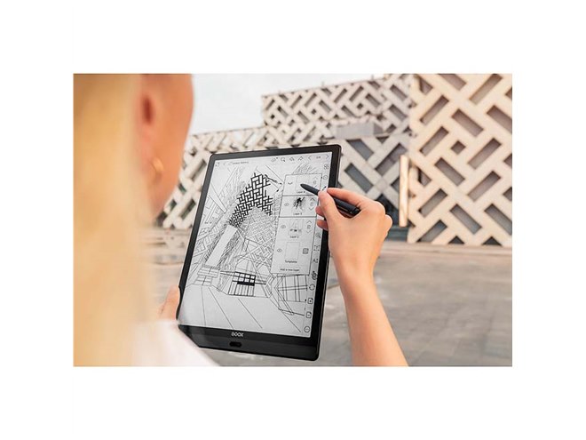 SKT、フロントライトを搭載した13.3型E Inkタブレット「Boox Max Lumi